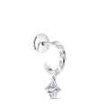 LV Diamonds Small Hoop, LV Monogram Star cut - per unit