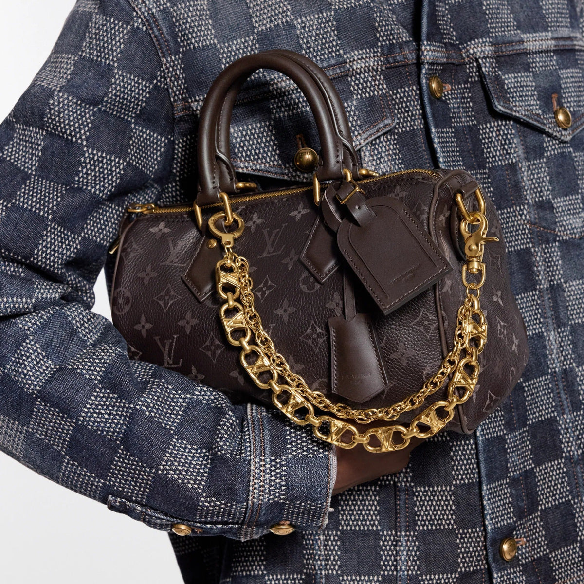 LV Flower Links Chain Belt