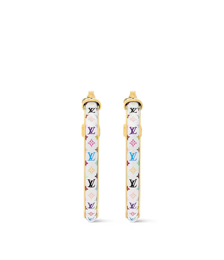LV x TM Monogram Multicolor Earrings