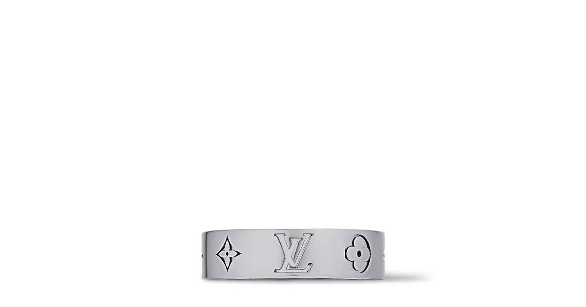 LV Mosaic Thin Ring
