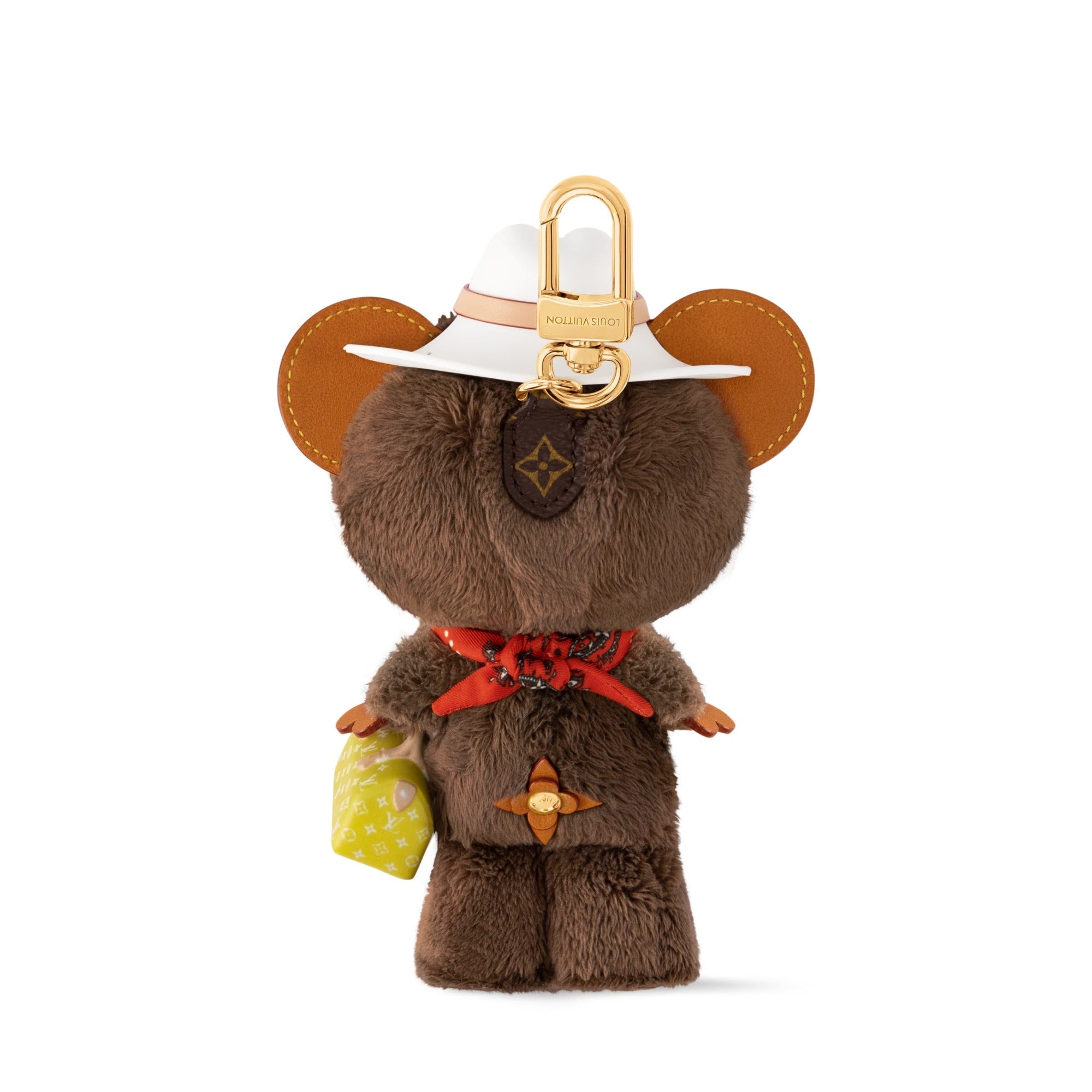 LV Louis Bear Bag Charm