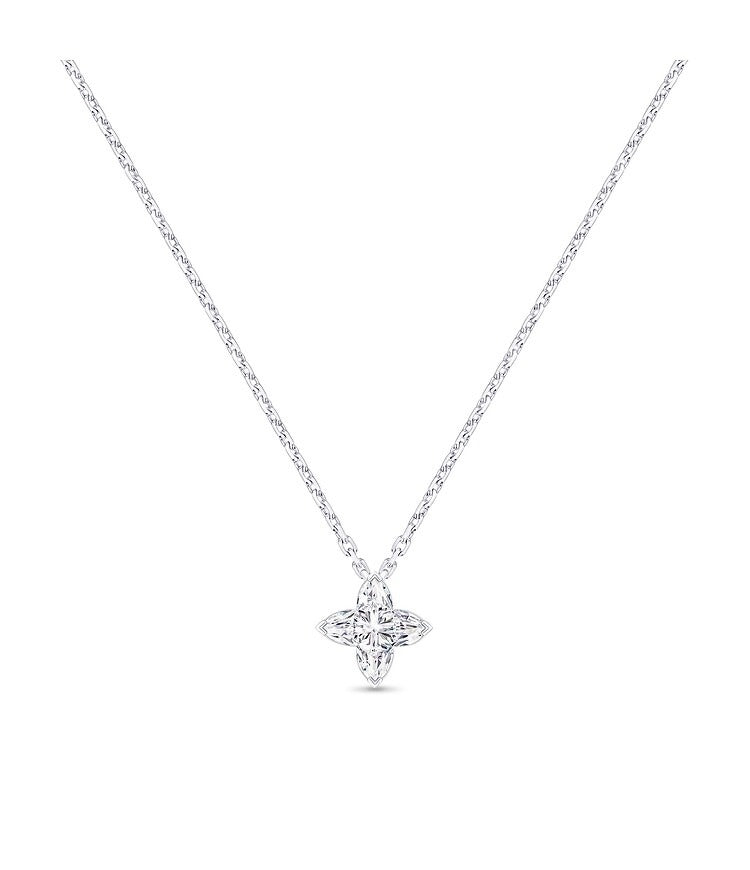 LV Diamonds Pendant, LV Monogram Star cut