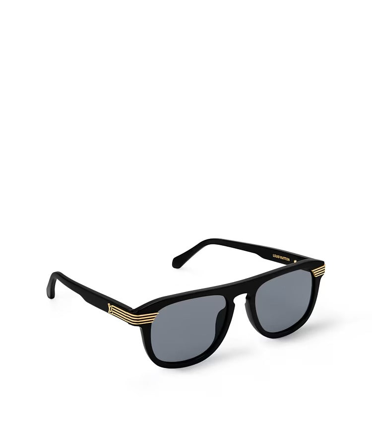 LV Slide Round Square Sunglasses