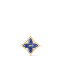 Color Blossom BB Star Earstud, Yellow Gold and Sodalite - per unit