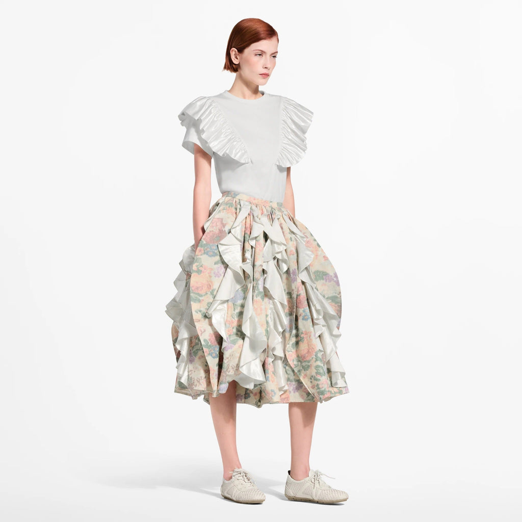 Ruffle Trim T-Shirt