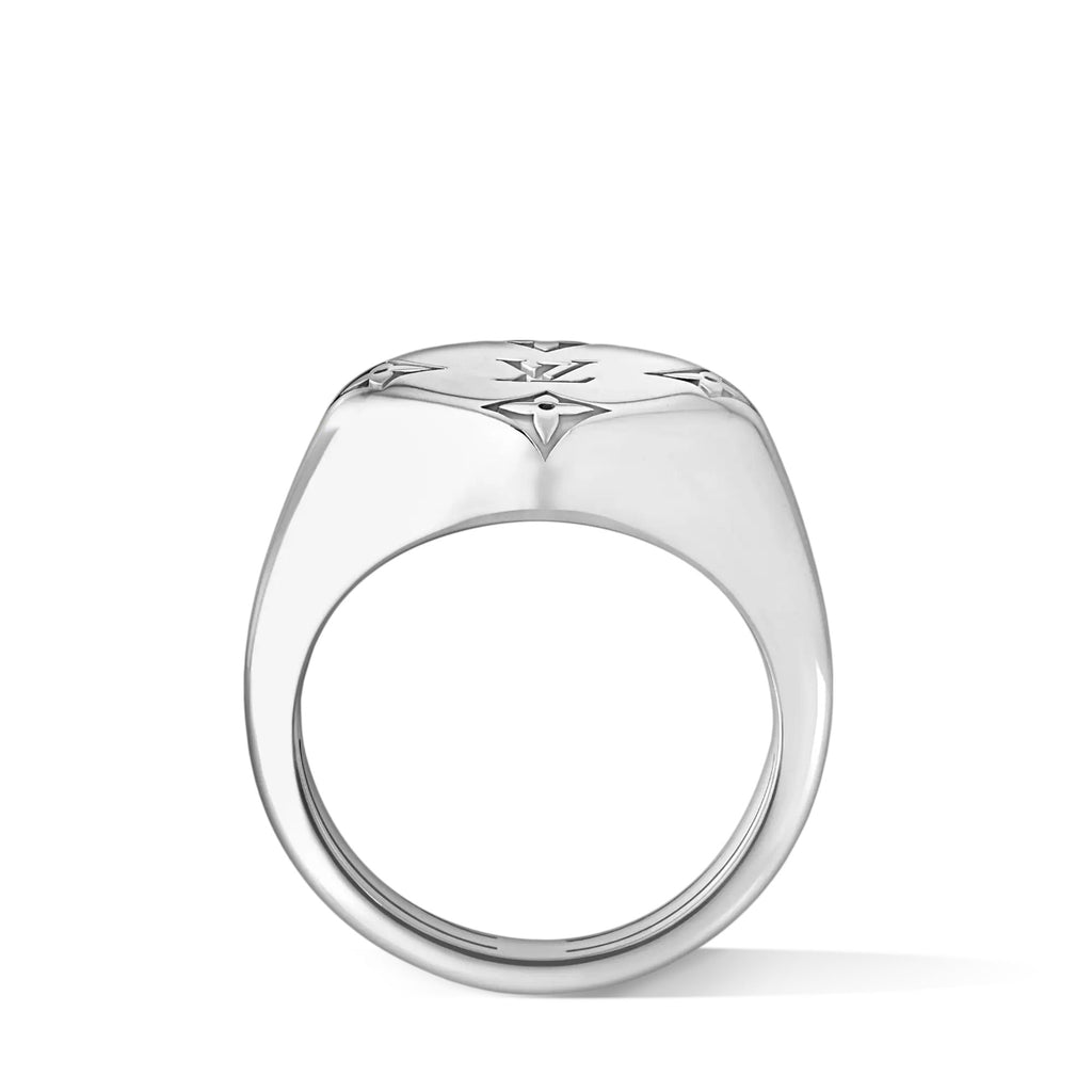 Les Gastons Vuitton Signet Ring, White Gold