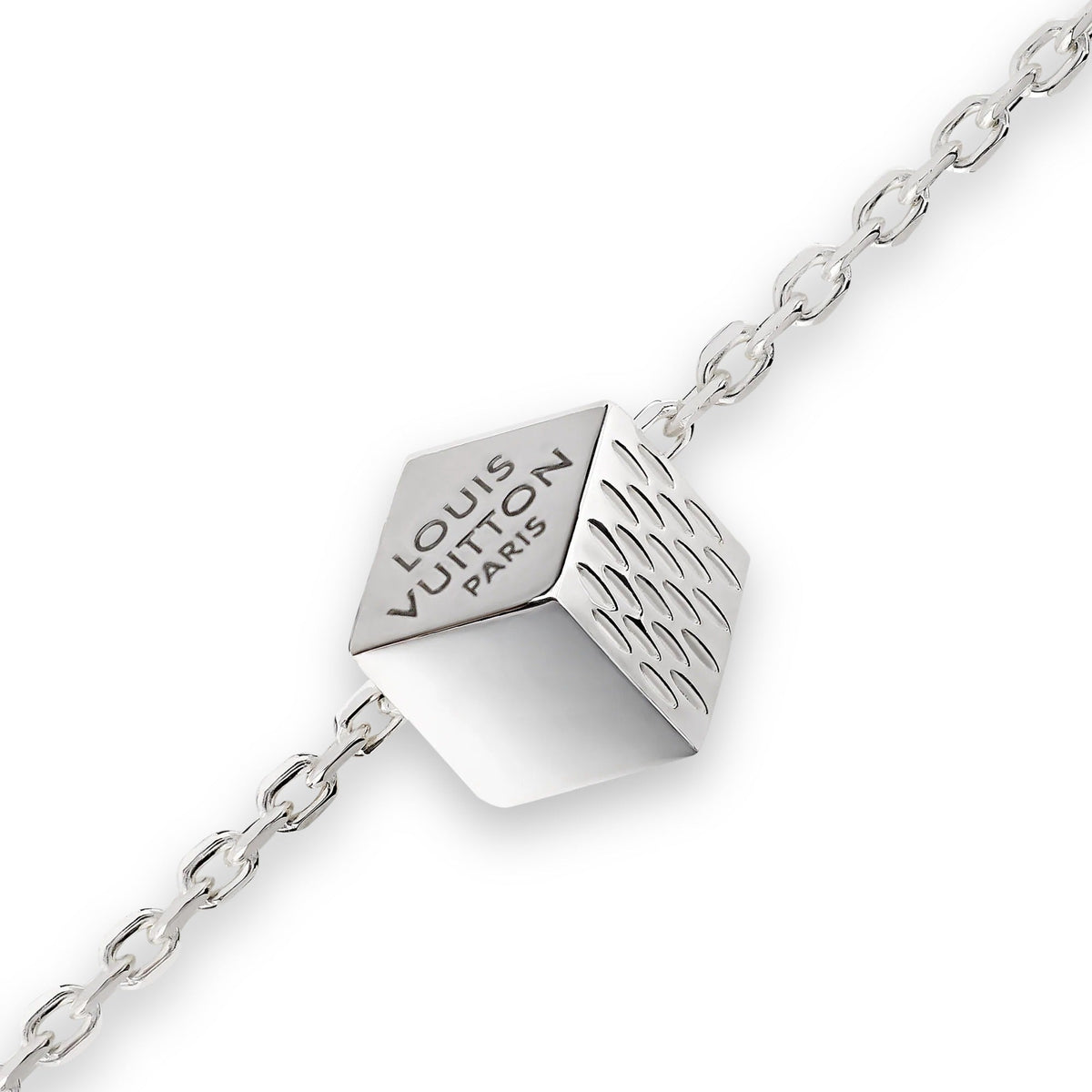 LV Cube Bracelet Silver