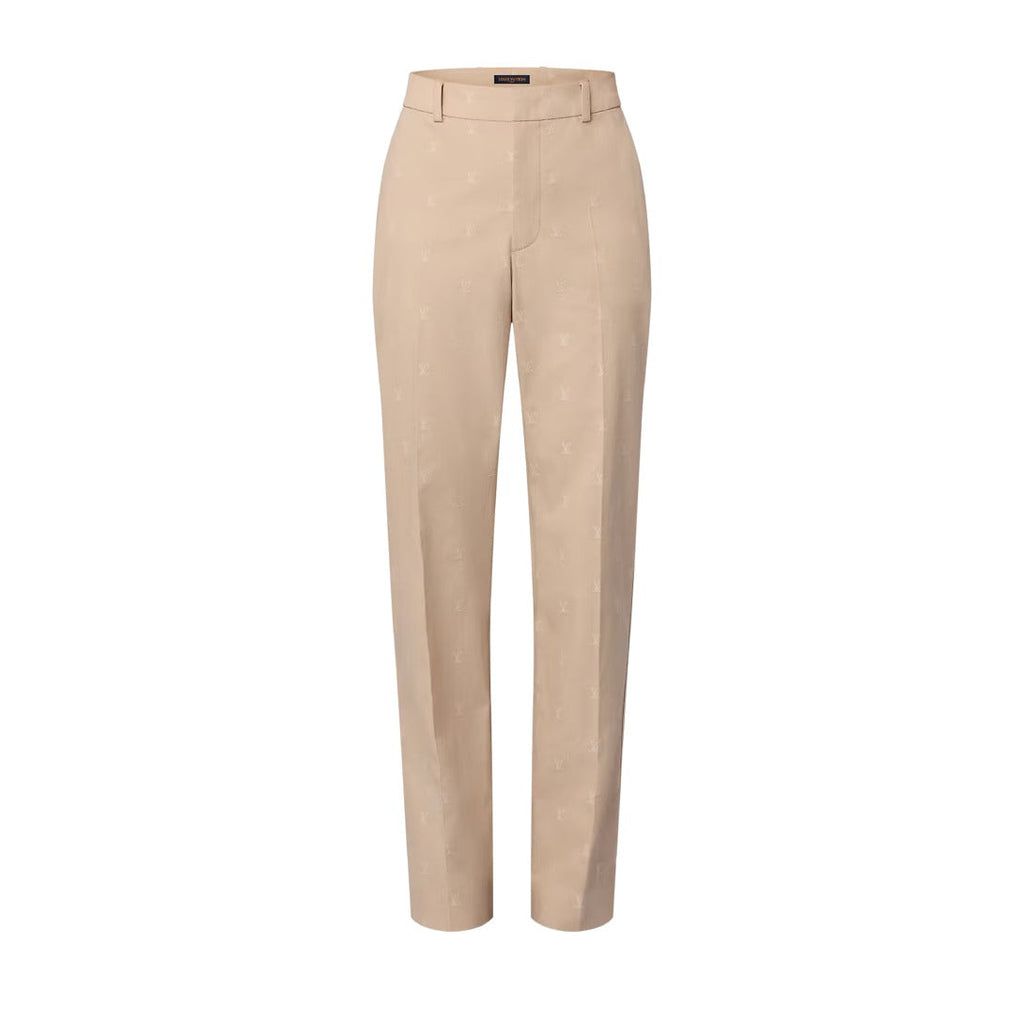 LV Blason Cotton Jacquard Chino Pants