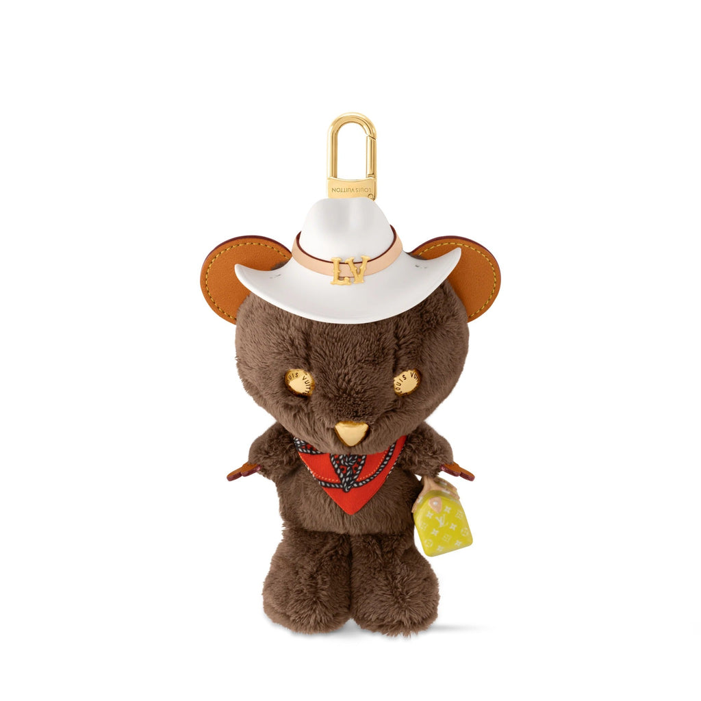 LV Louis Bear Bag Charm