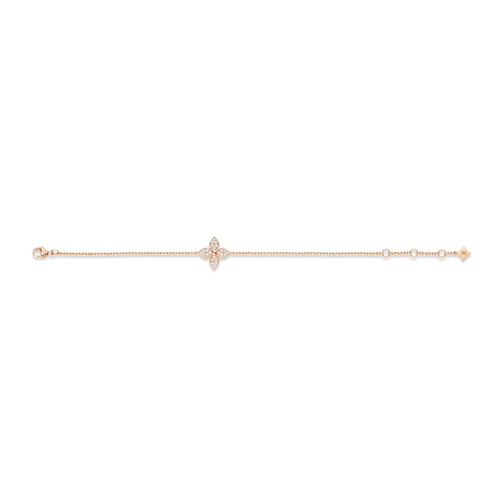 Idylle Blossom Bracelet, Pink Gold And Diamonds