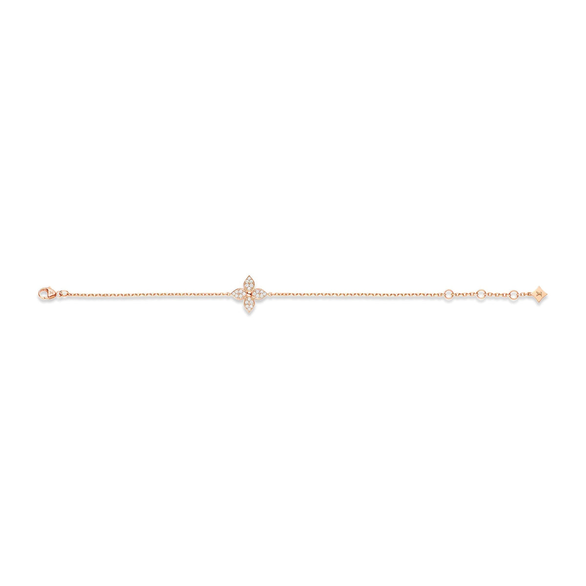 Idylle Blossom Bracelet, Pink Gold And Diamonds