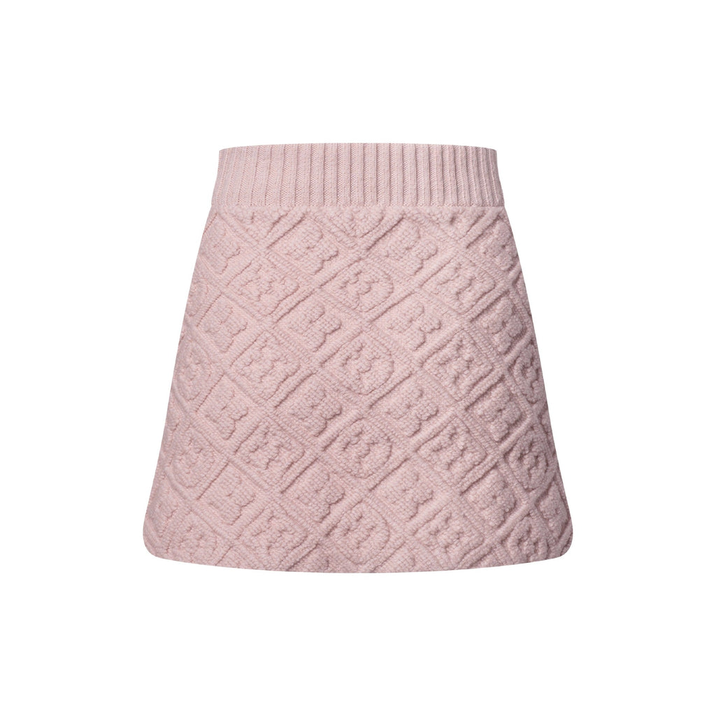 Monogram Toweling Mini Skirt