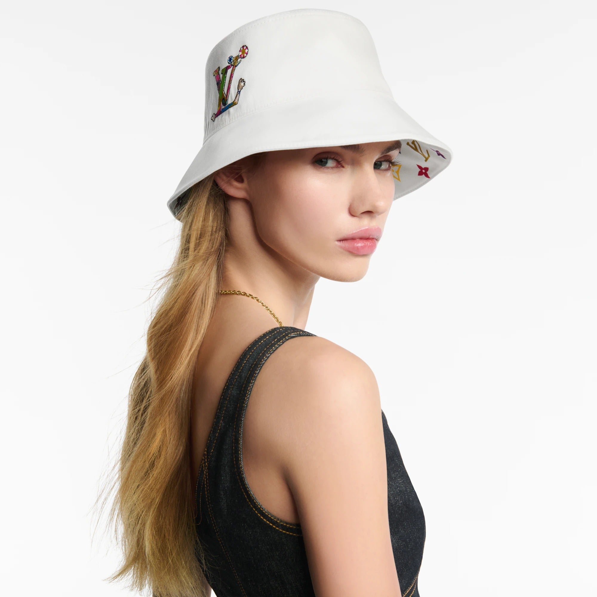 LV x TM Reversible Superflat Bucket Hat