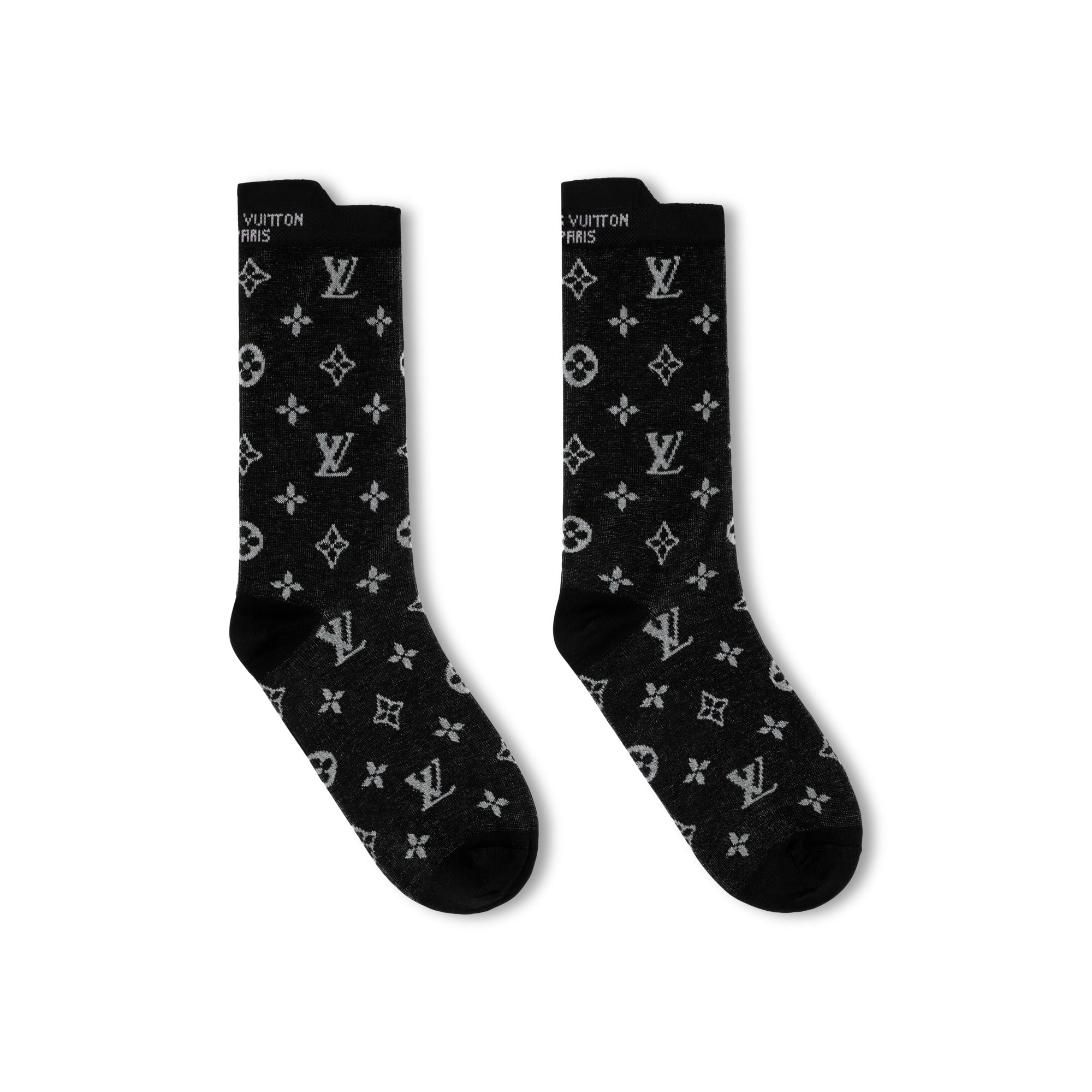 Monogram Reflective Socks