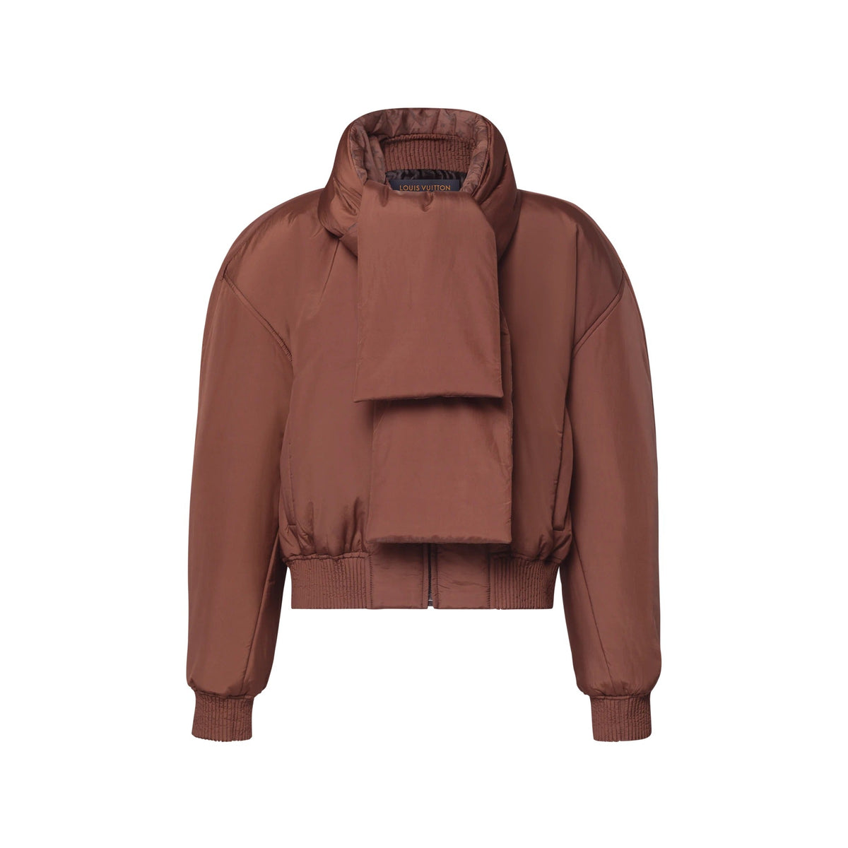 Scarf Detail Bomber Jacket
