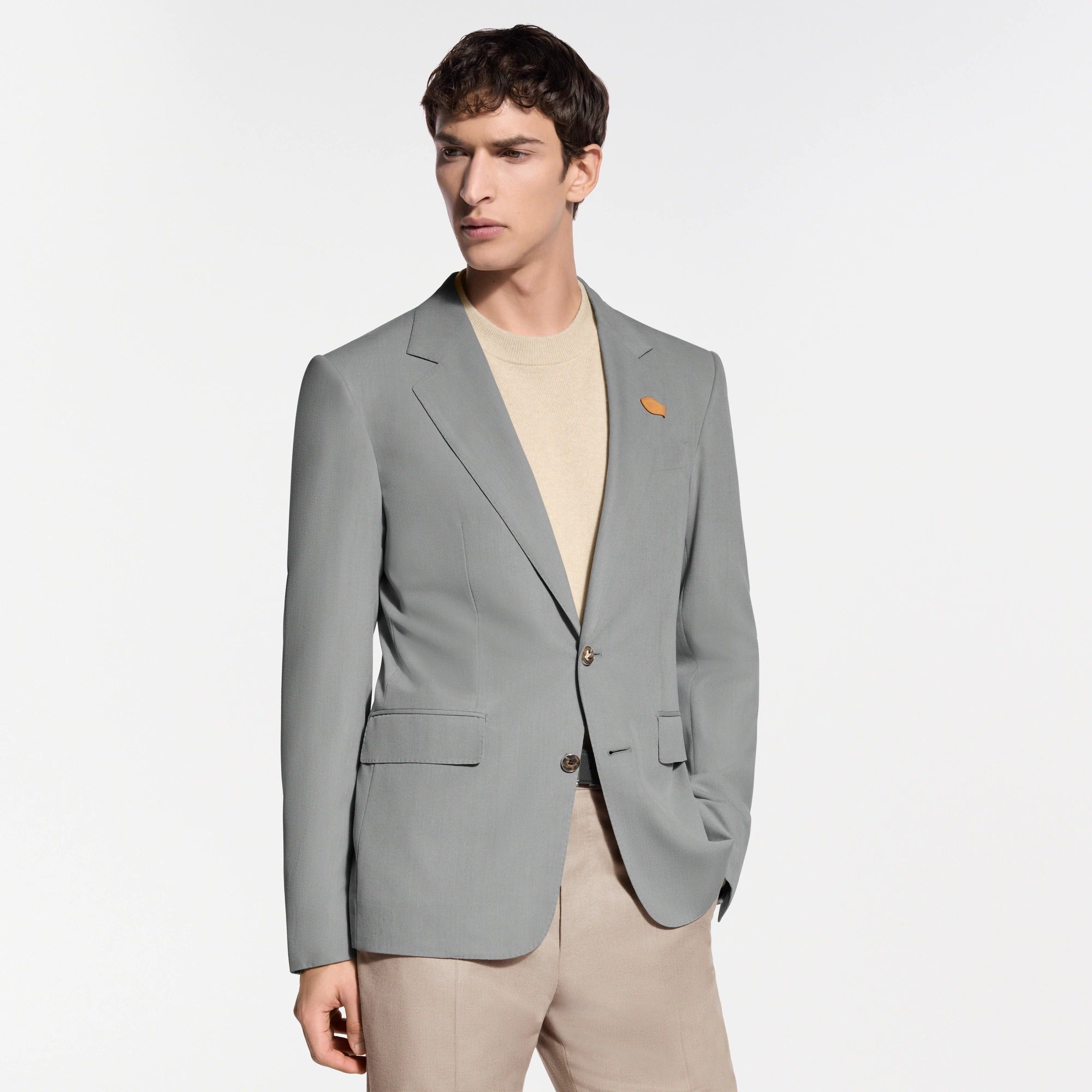 Silk-Blend Single-Breasted Gaston Jacket