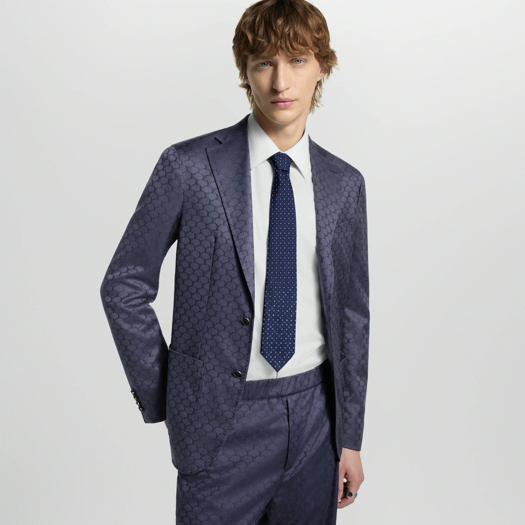Monogram Gradient Dots Tie