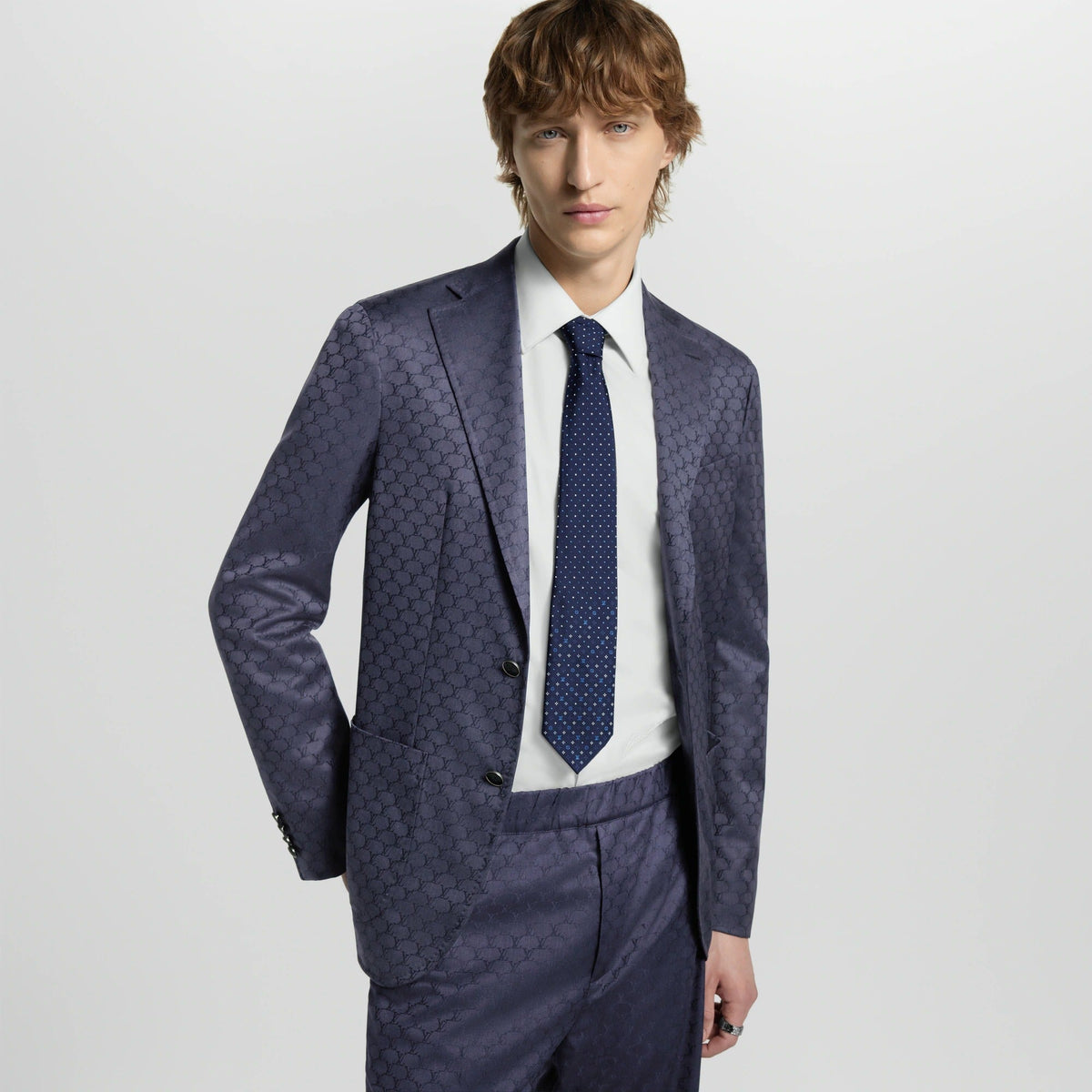 Monogram Gradient Dots Tie