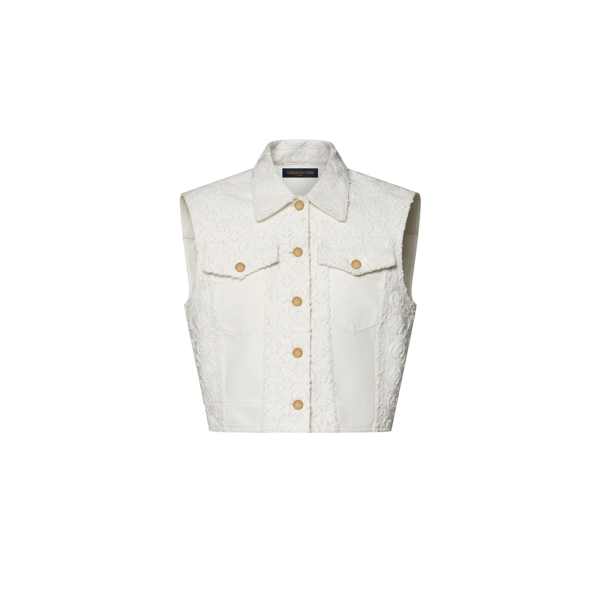 Sleeveless Monogram Fil Coupé Jacket