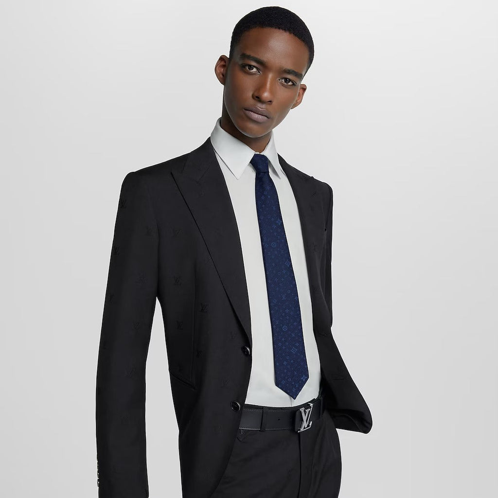 Monogram Stars Tie