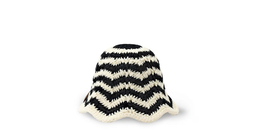 Flower Knit Bucket Hats
