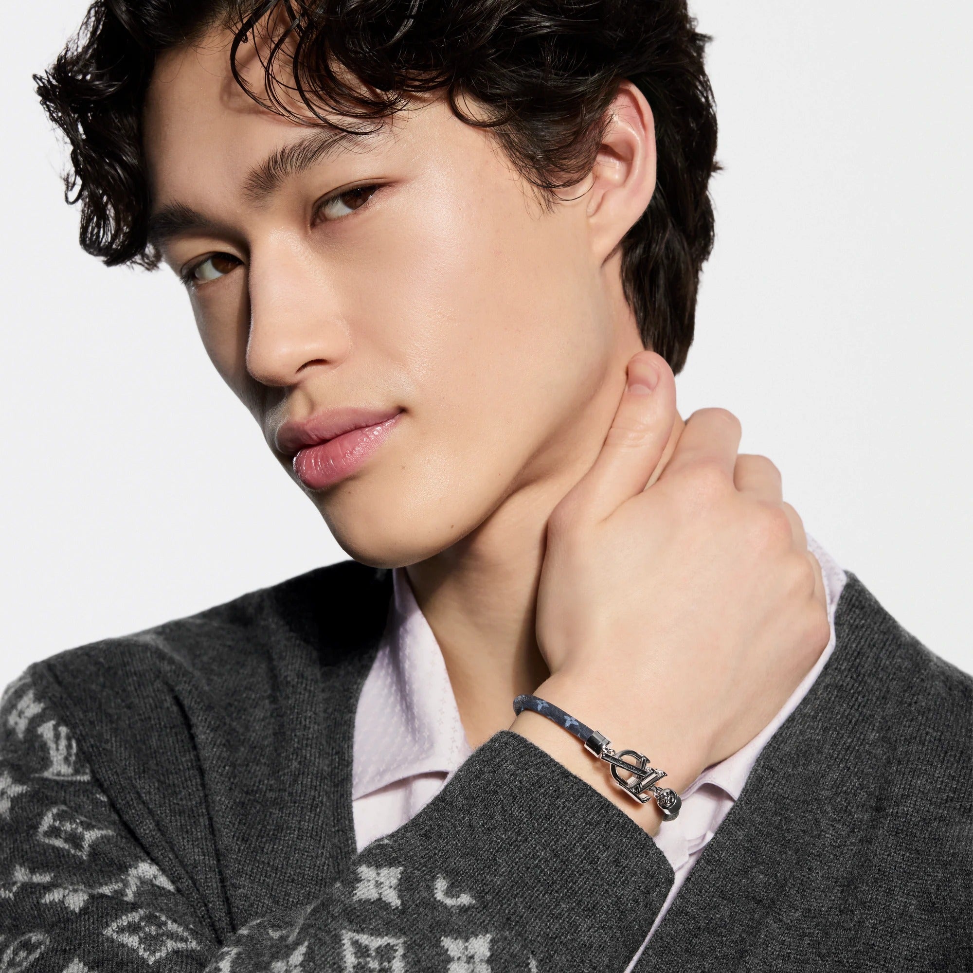 LV Dimension Monogram Leather Bracelet