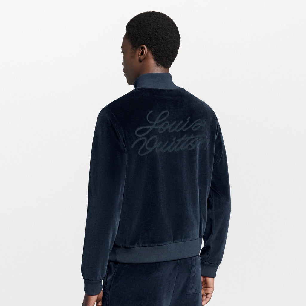 Chic Velvet Track Top