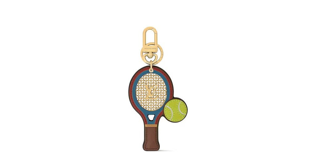 LV Tennis Racket Key Holder and Bag Charm