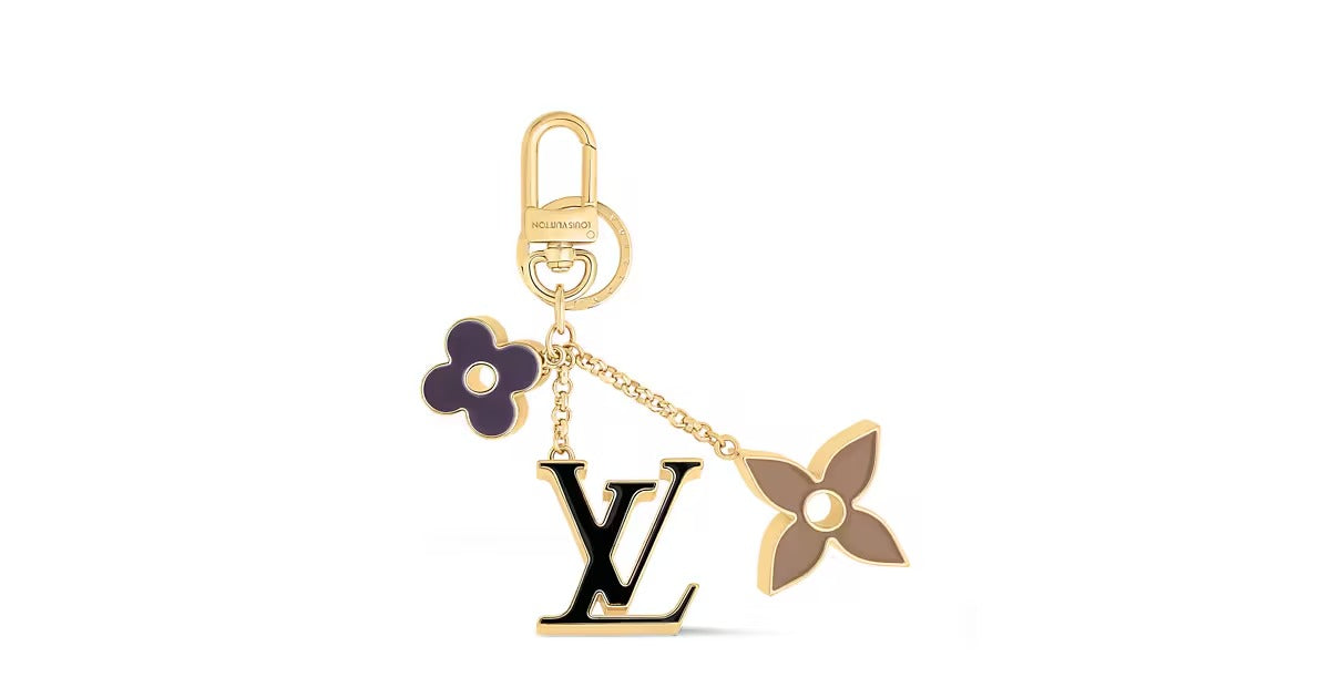 Fleur de Monogram Bag Charm