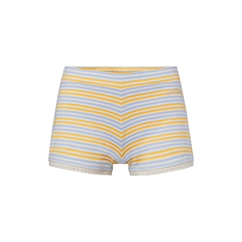 Striped Jersey Mini Shorts