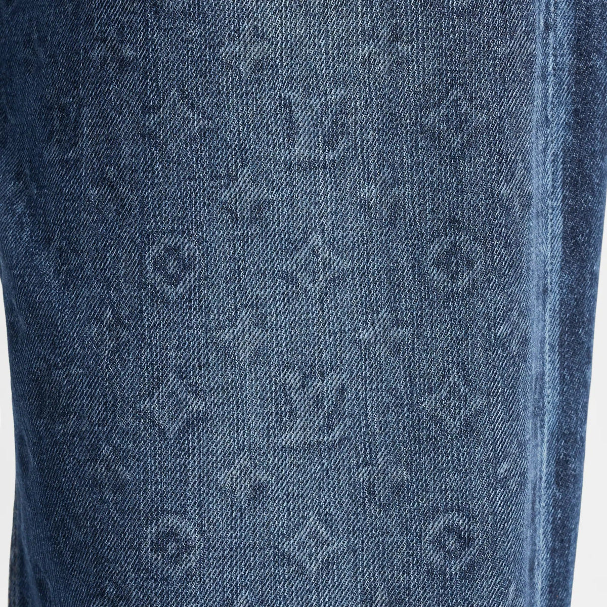 Monogram Washed Denim Skate Pants