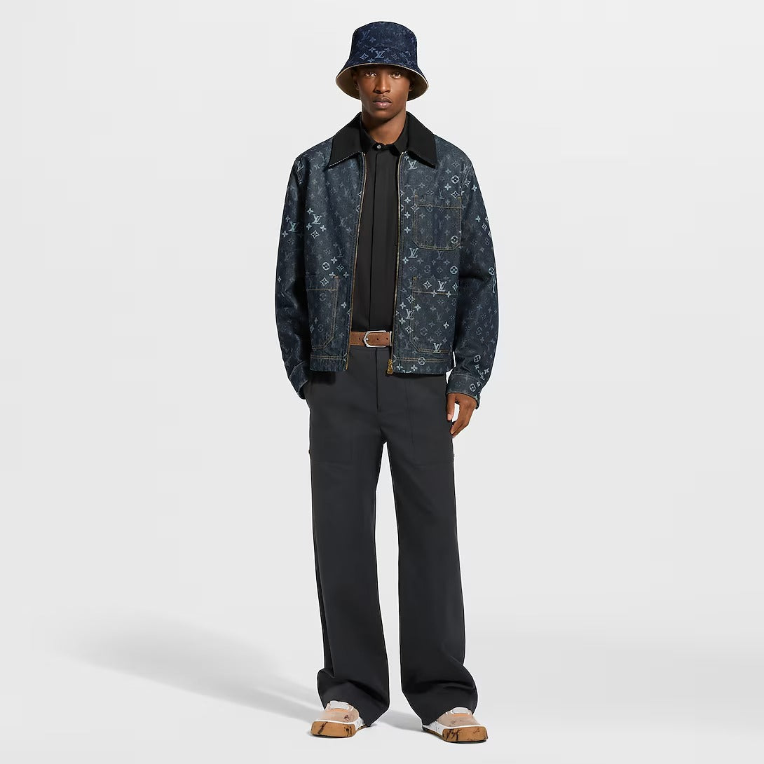 Monogram Denim Workwear Jacket