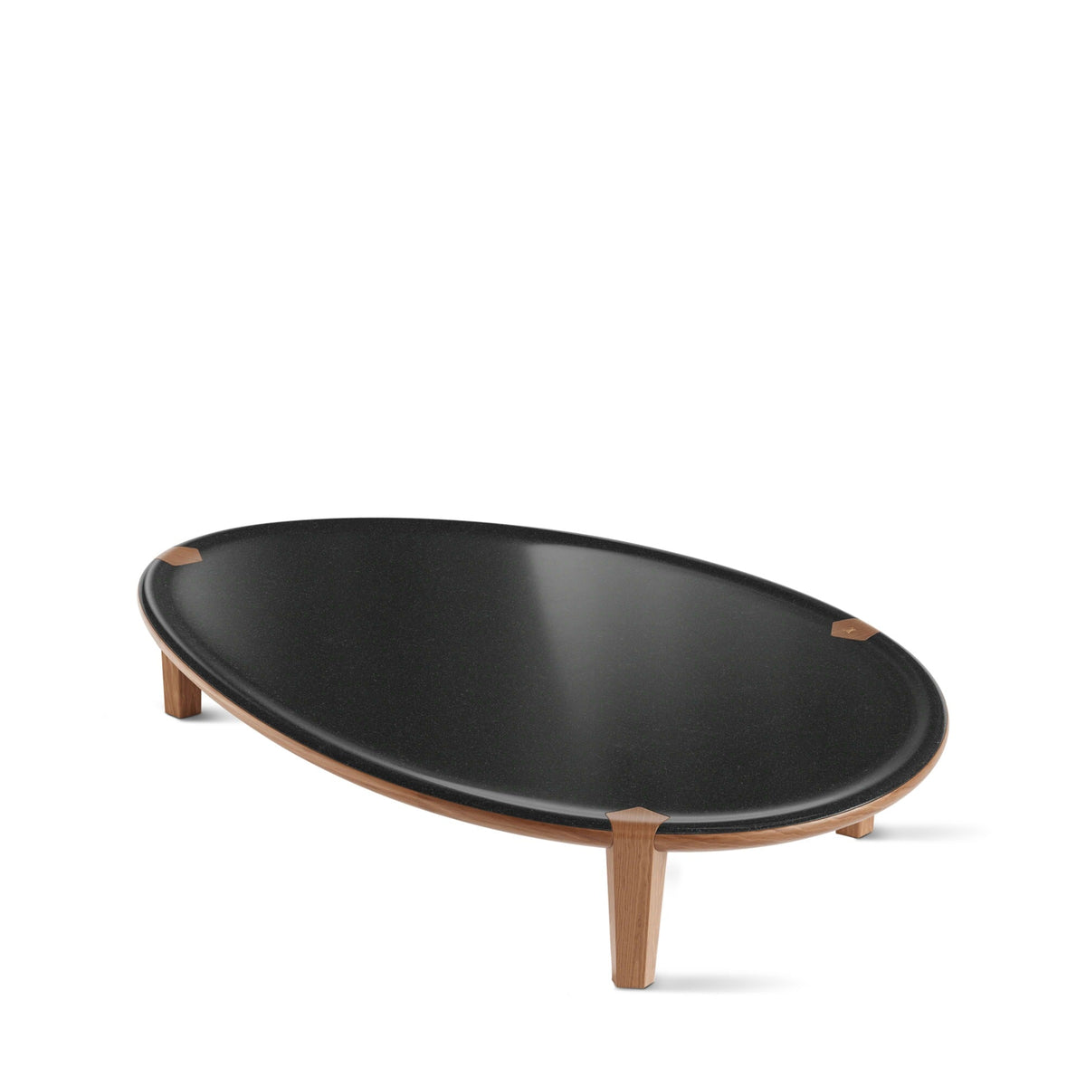 Aqua Coffee Table Low - Black Granite