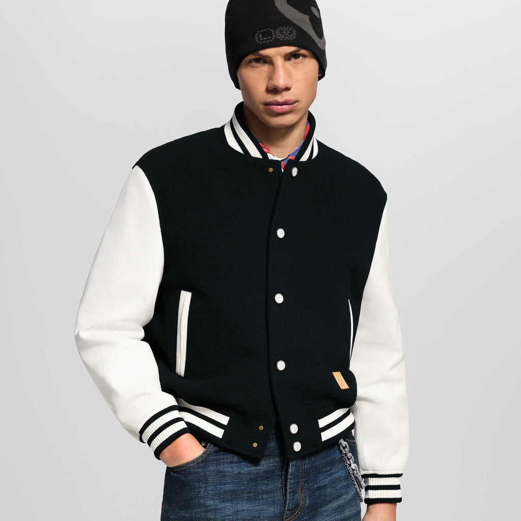 Leather Signature Varsity Jacket
