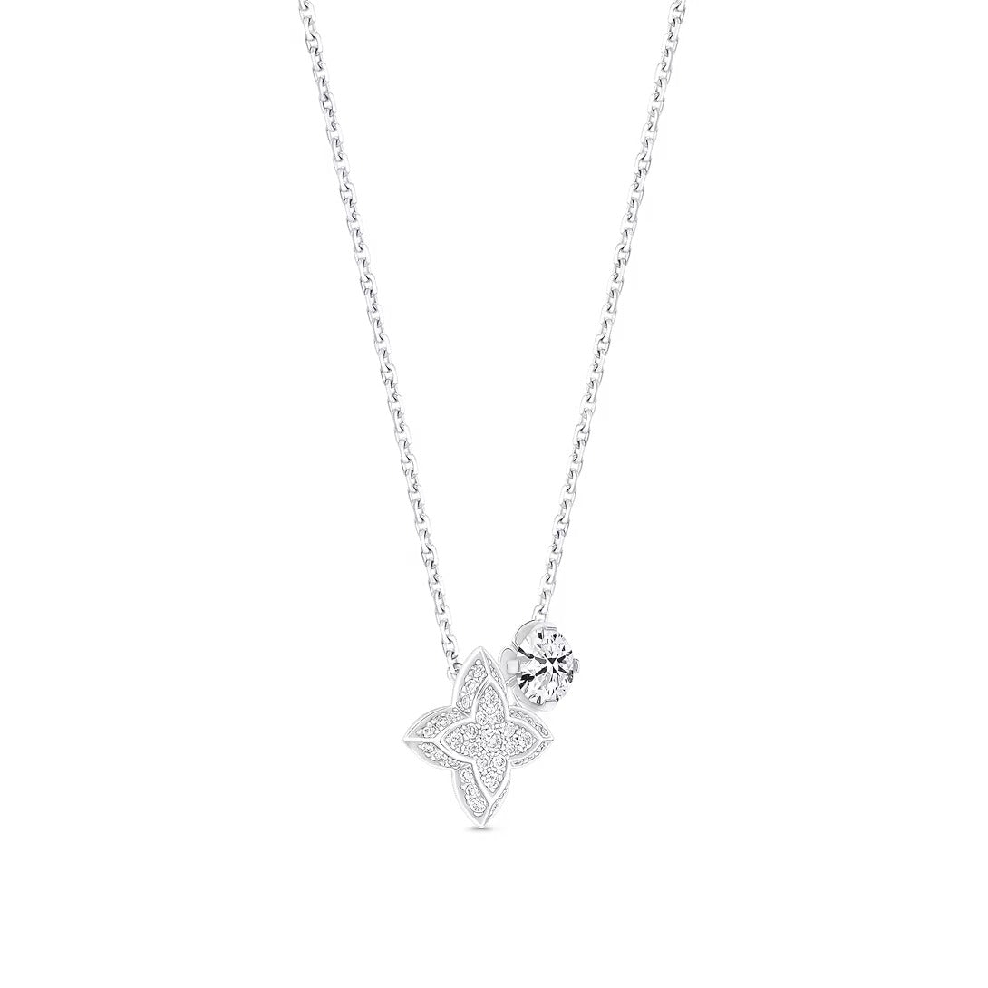 LV Diamonds Double Pendant, Round Brilliant cut
