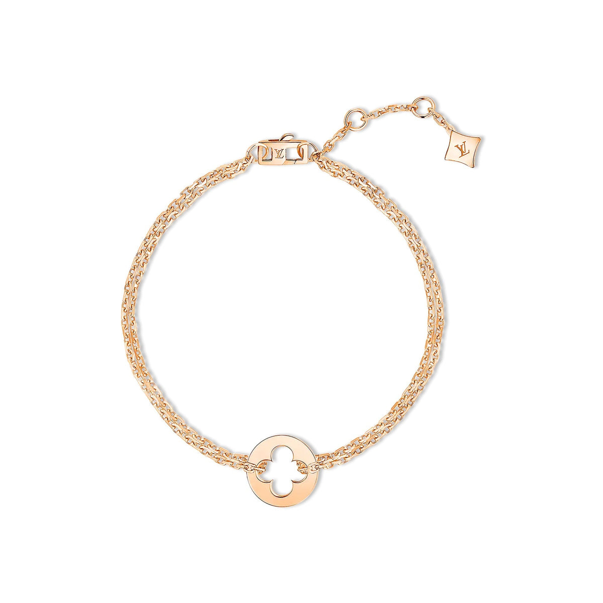 Empreinte Chain Bracelet, Pink Gold
