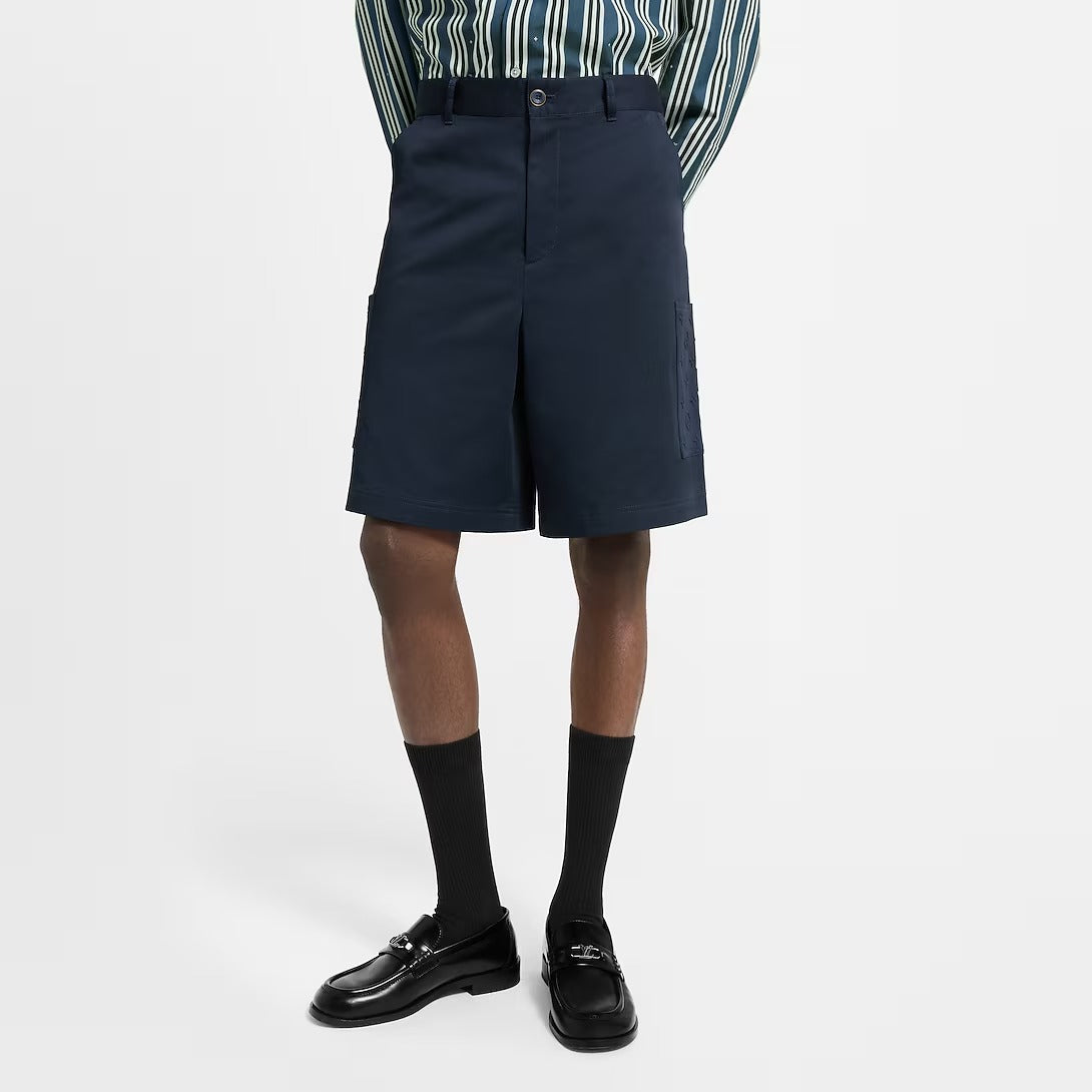 Monogram Pocket Cargo Shorts