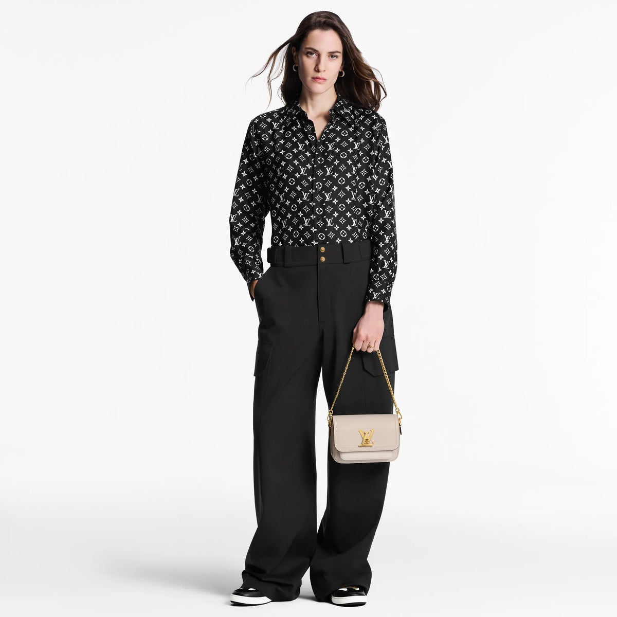 Monogram Silk Shirt