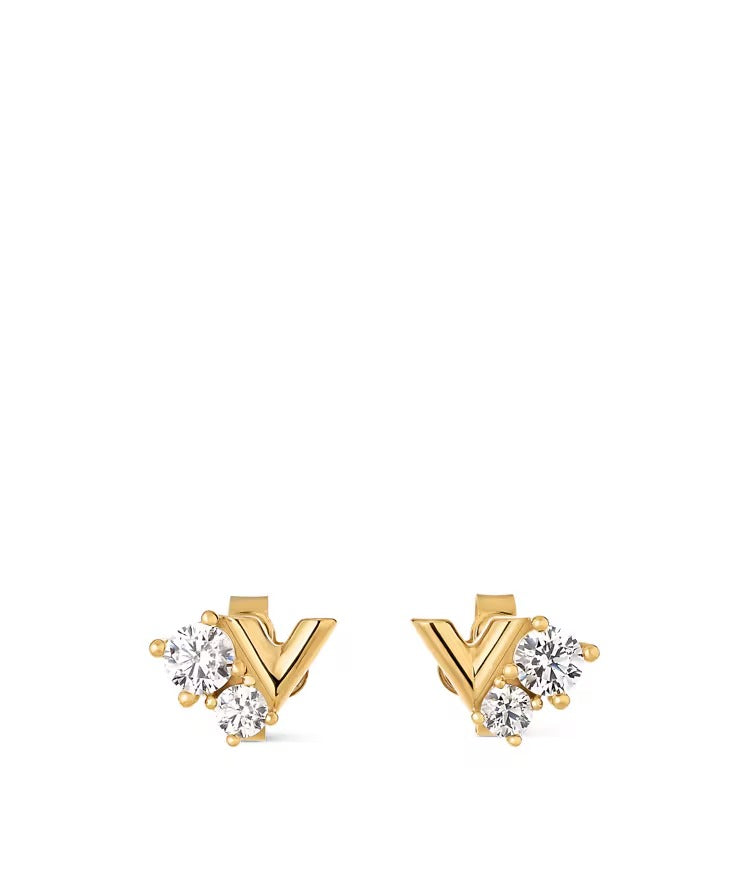 Essential V Strass PM Earrings