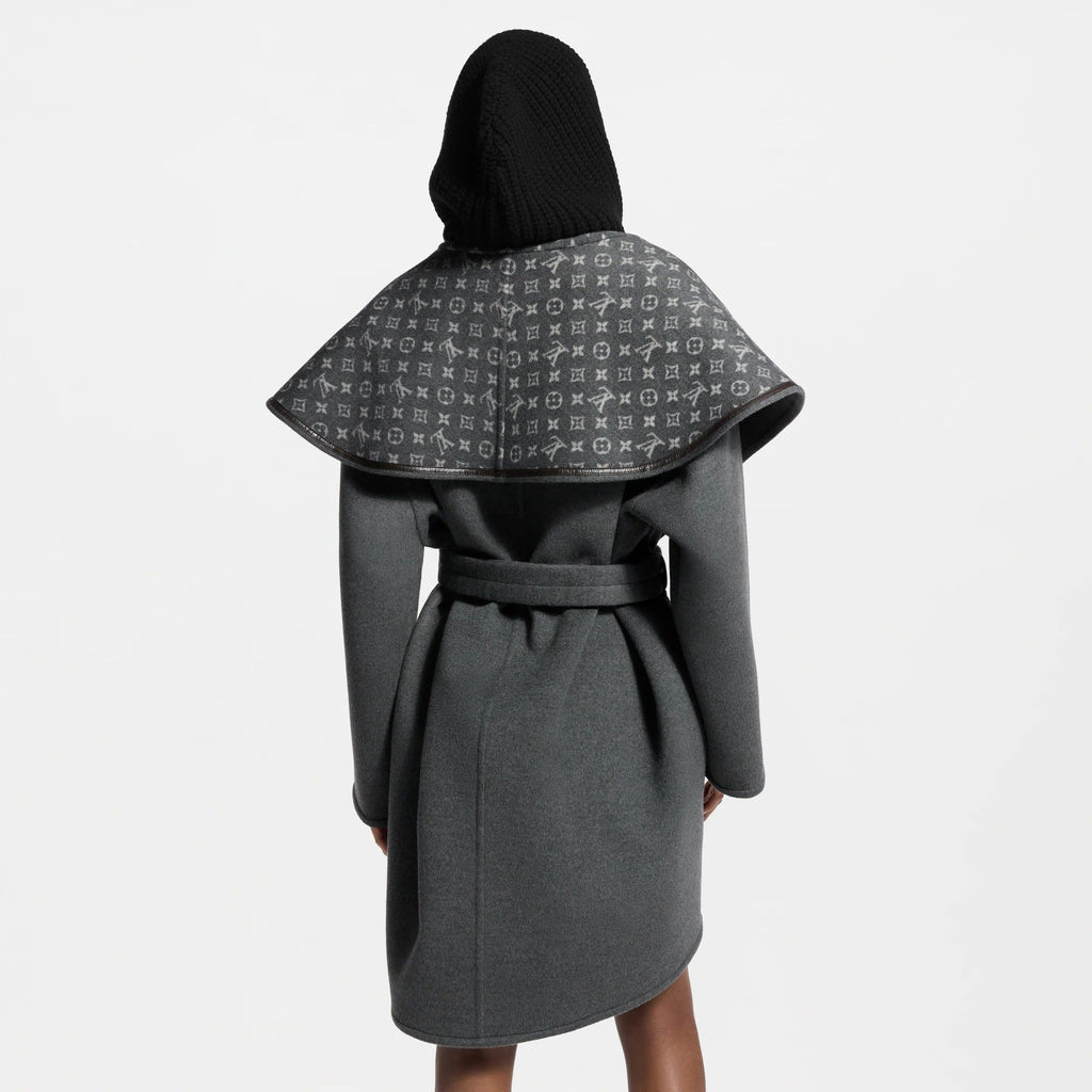 Oversized Collar Wrap Coat