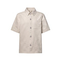Damier 3D Light Denim Short-Sleeved Shirt