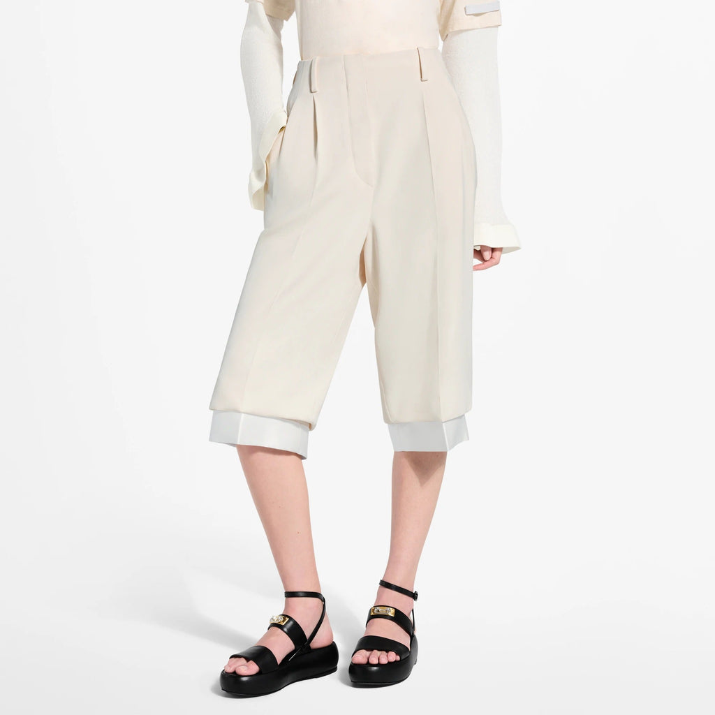Layered Tailored Bermuda Shorts