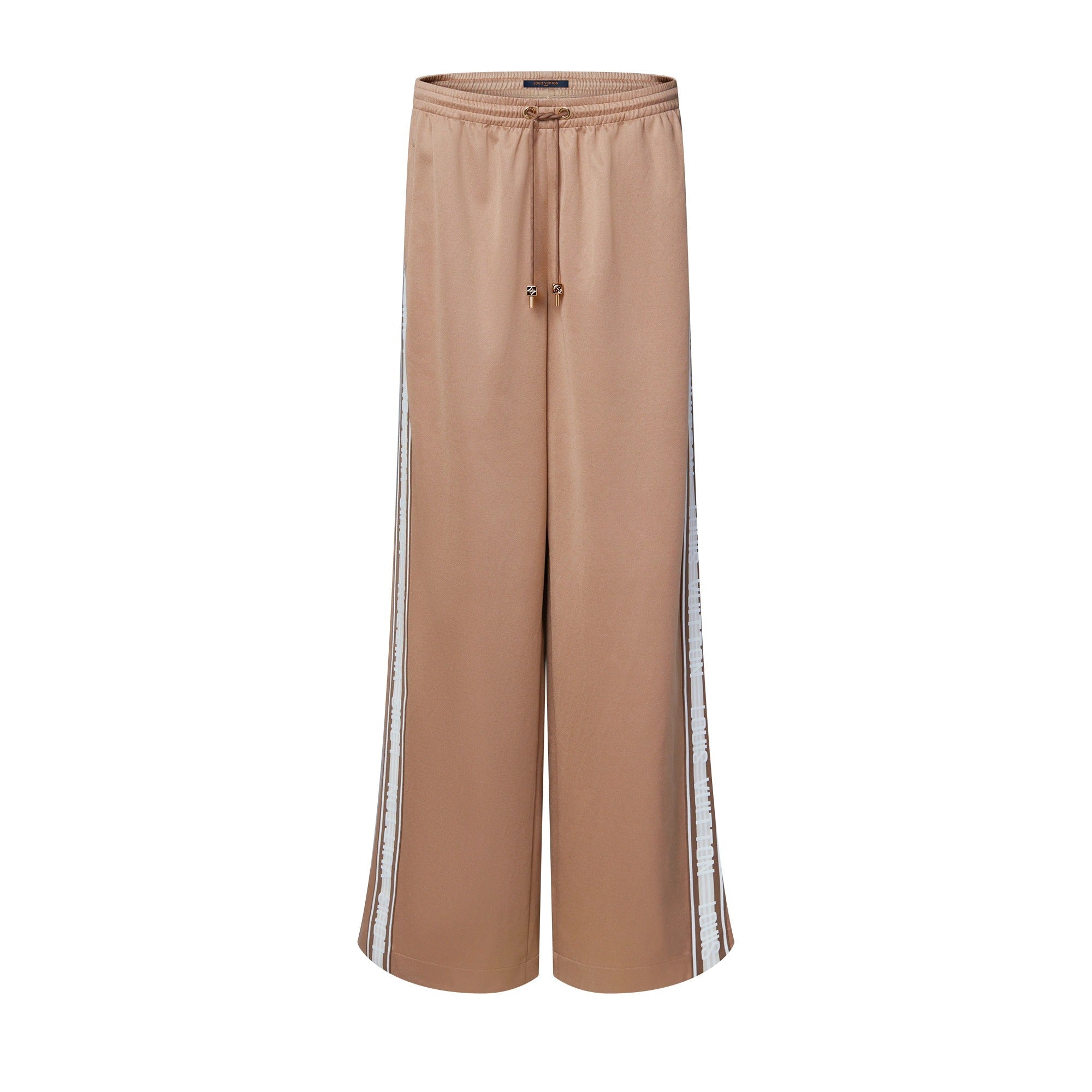 Signature Stripe Wide-Leg Jogging Pants