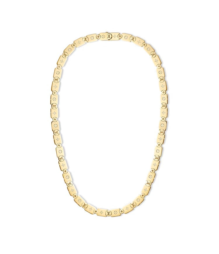 Les Gastons Vuitton Gourmette Necklace, Yellow Gold