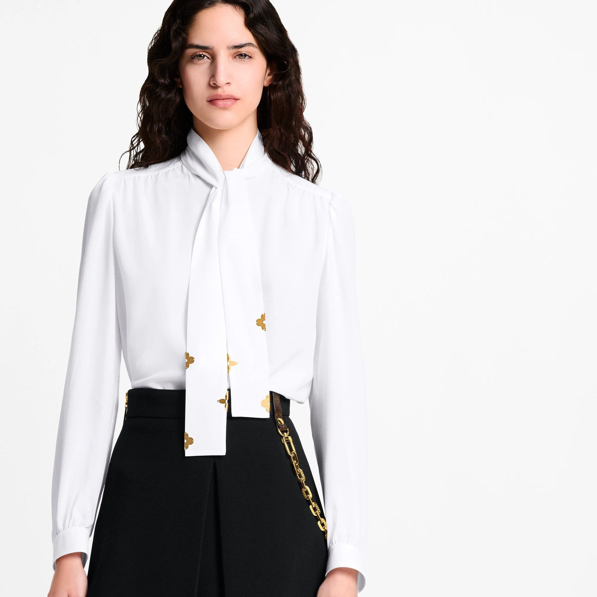 LV Night Lavaliere Blouse
