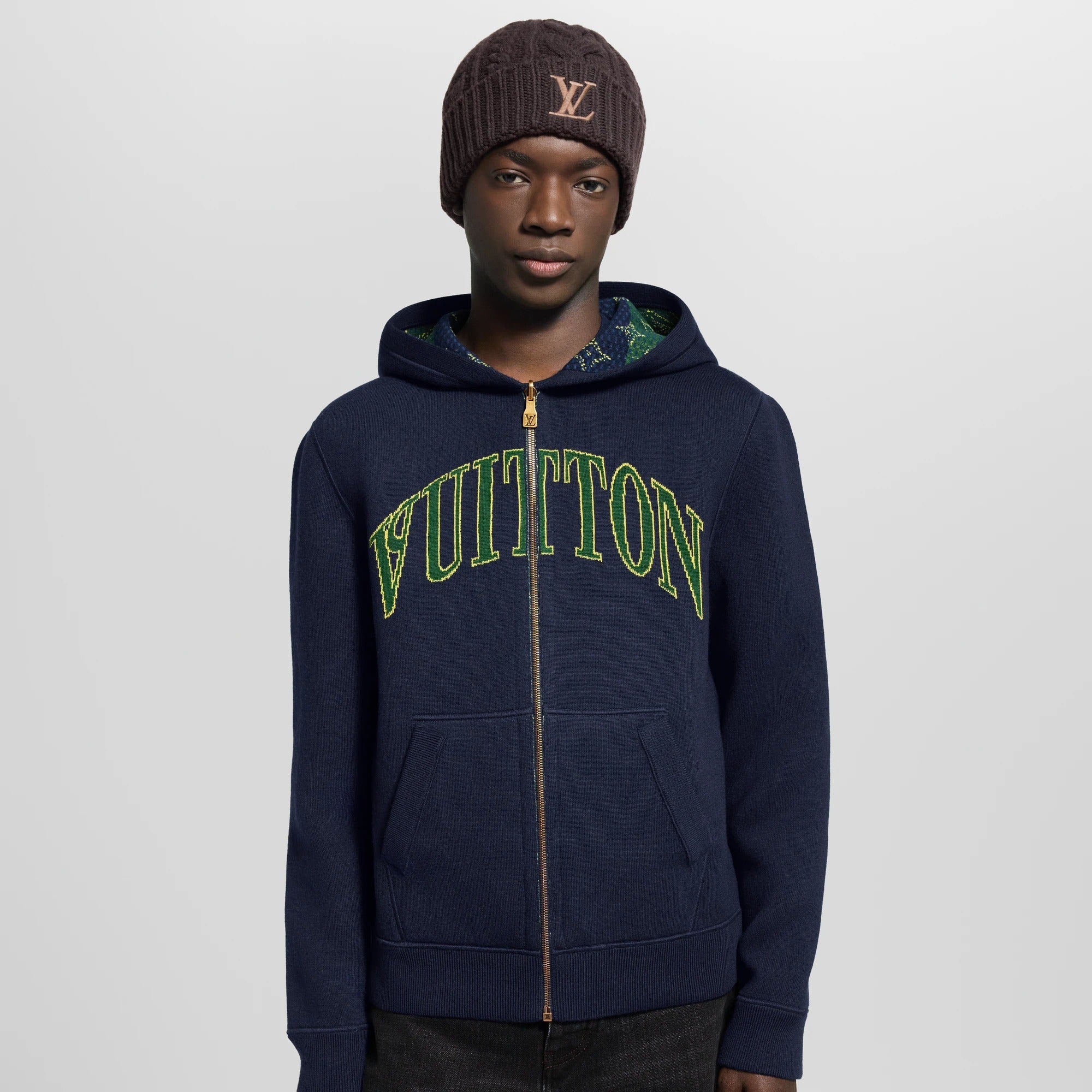 Monogram Double Face Reversible Hoodie