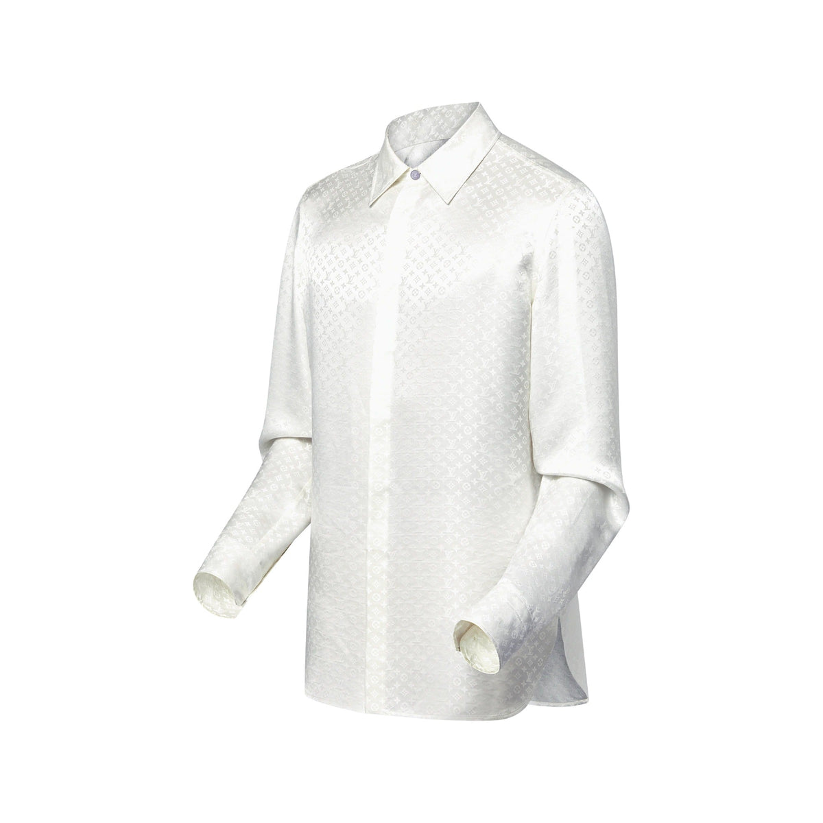 Mini Monogram Silk Evening Shirt