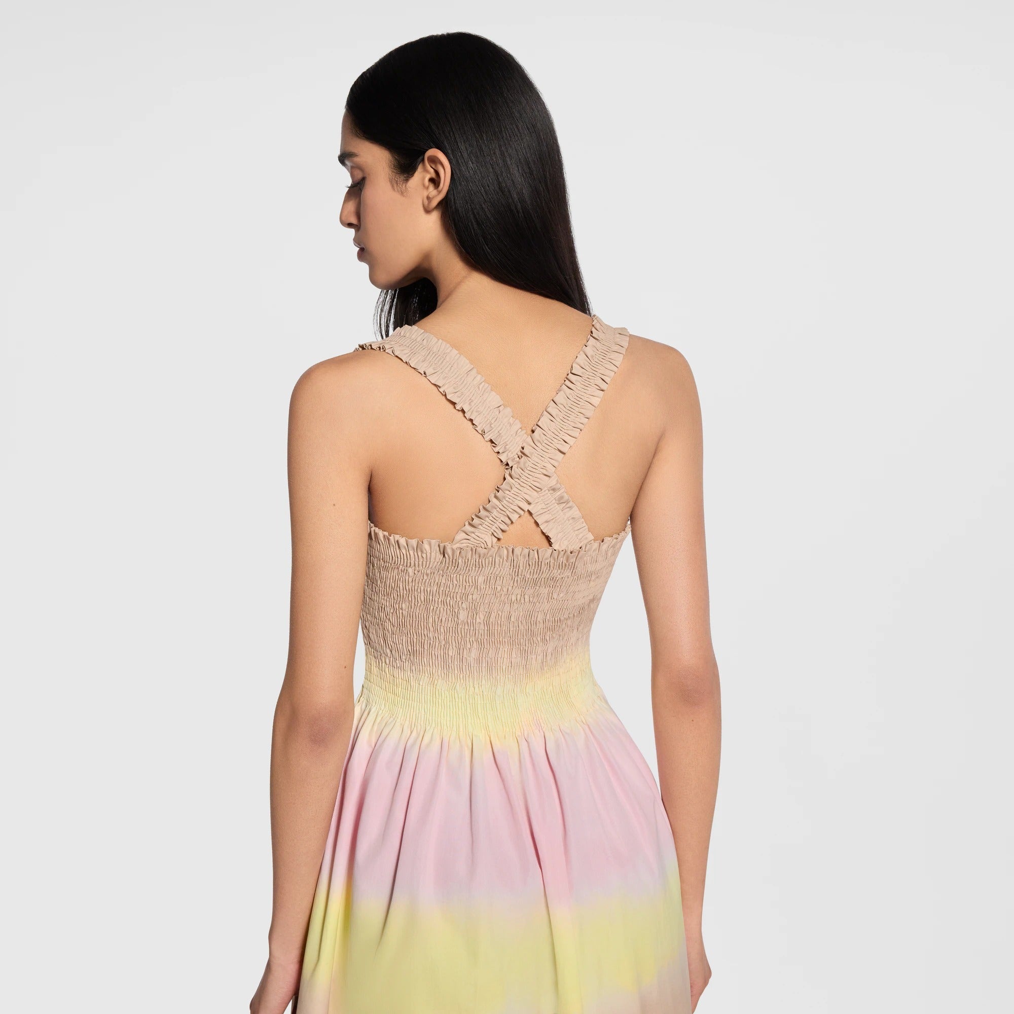 Tie Dye Smocked Dress