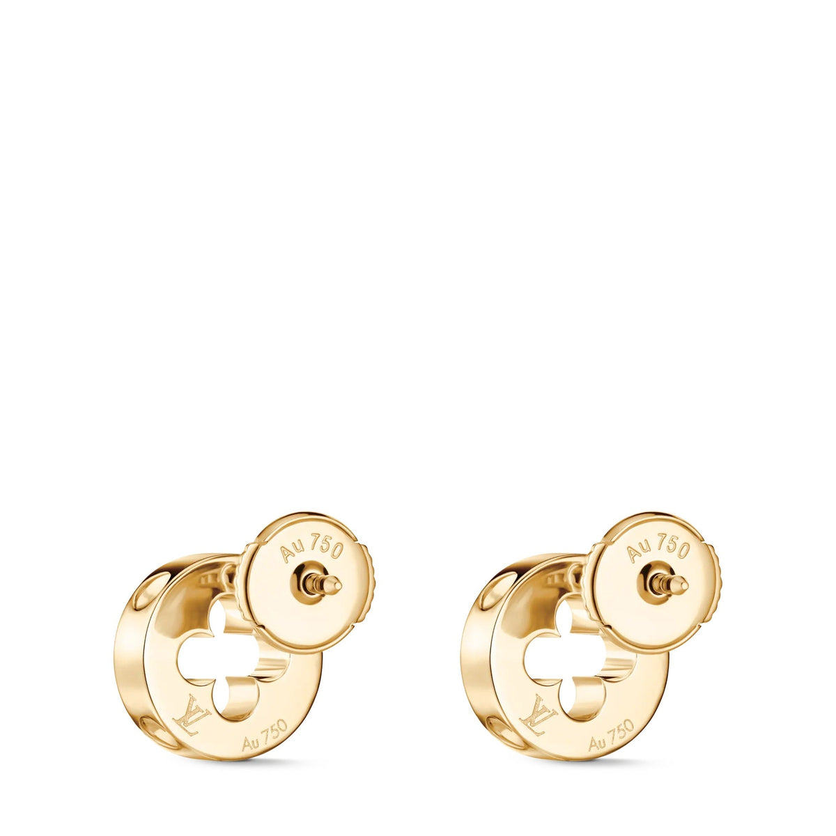 Empreinte Ear Studs, Yellow Gold and Diamonds