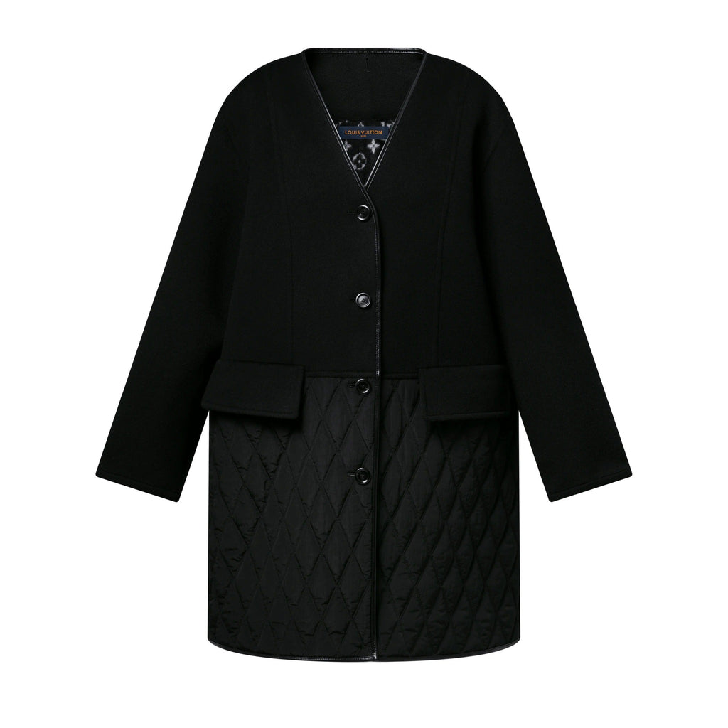 Quilt Accent Coat